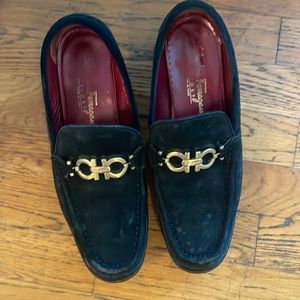 Ferragamo suede loafers
